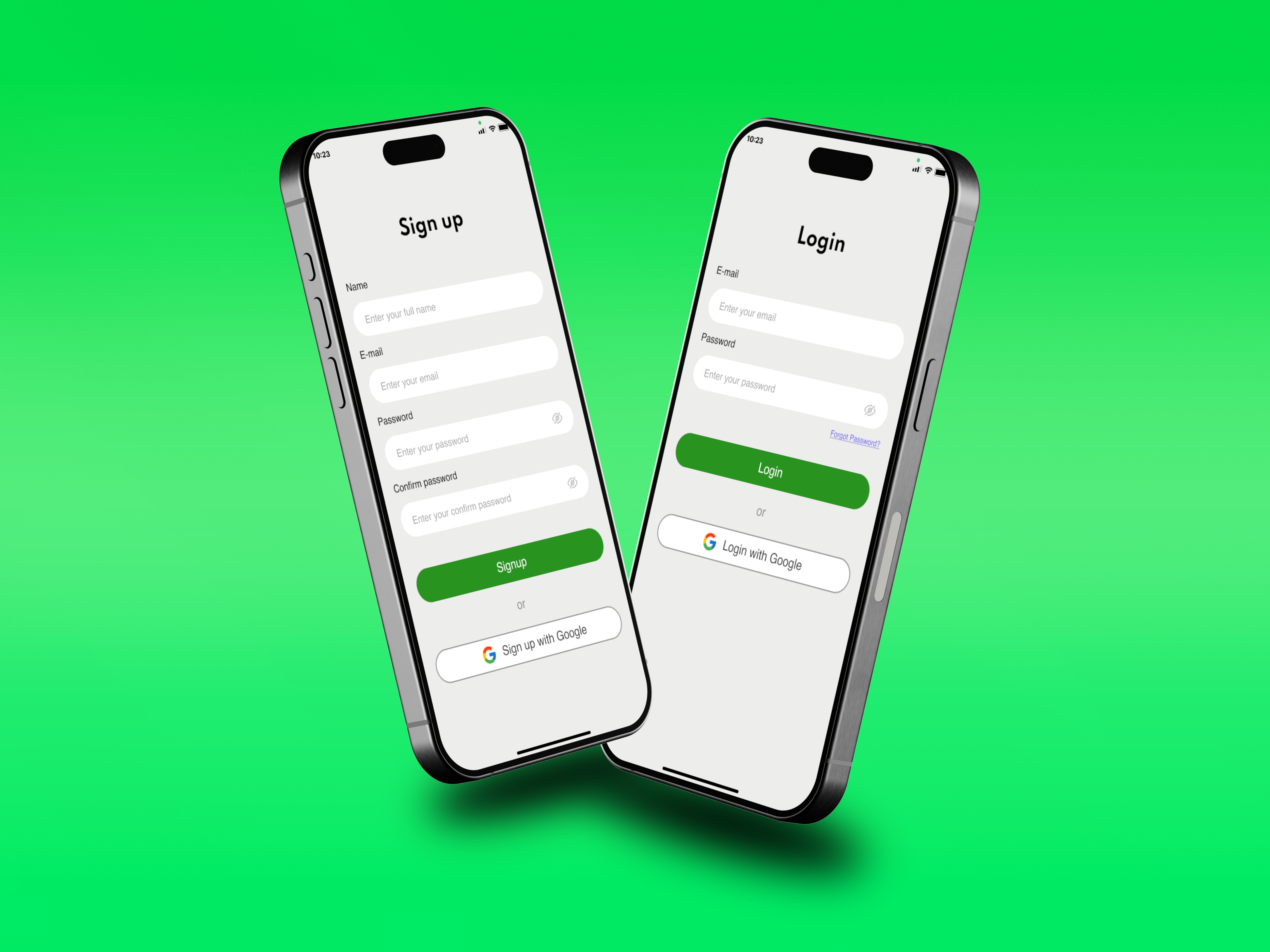Login Signup Page